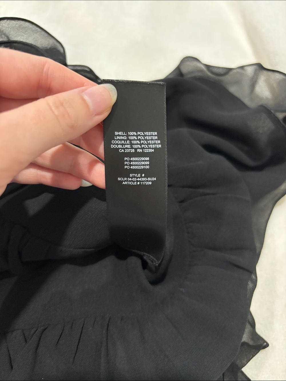 Aritzia Wilfred Amore Camisole Black Size XS - Picture 4 of 5